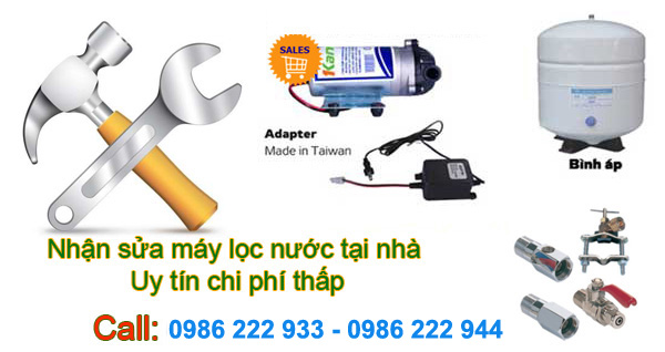 sua may loc nuoc tai nha