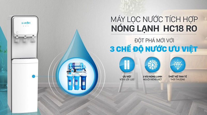 may lam nong lanh karofi hc18ro