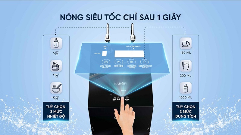 may loc nuoc nong lanh karofi kad n89