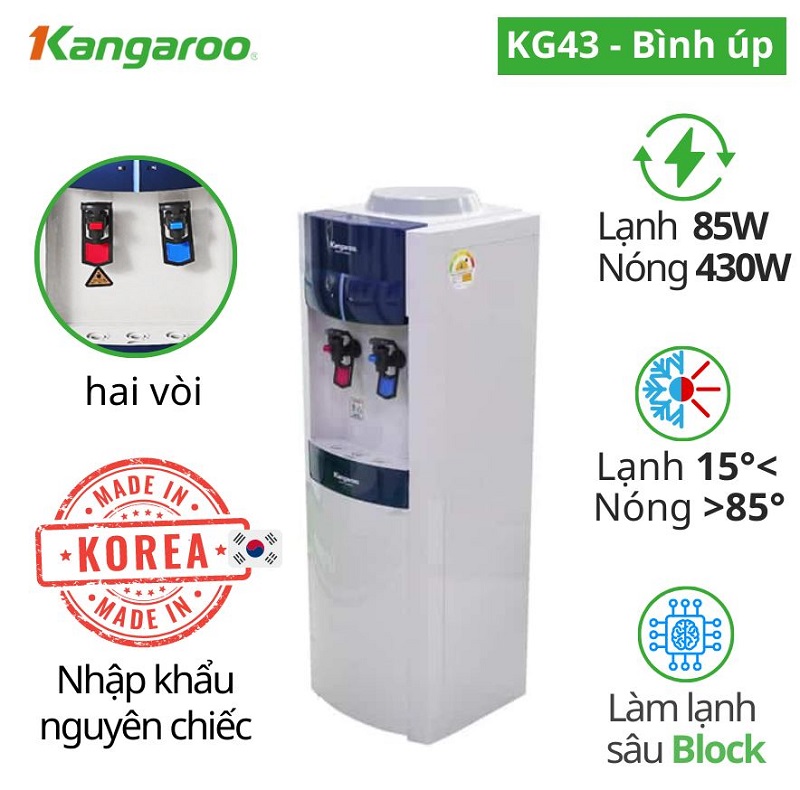 cay nuoc nong lanh kangaroo kg43