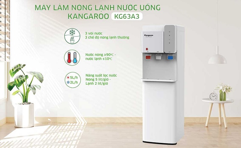 cay nuoc nong lanh kangaroo kg63a3