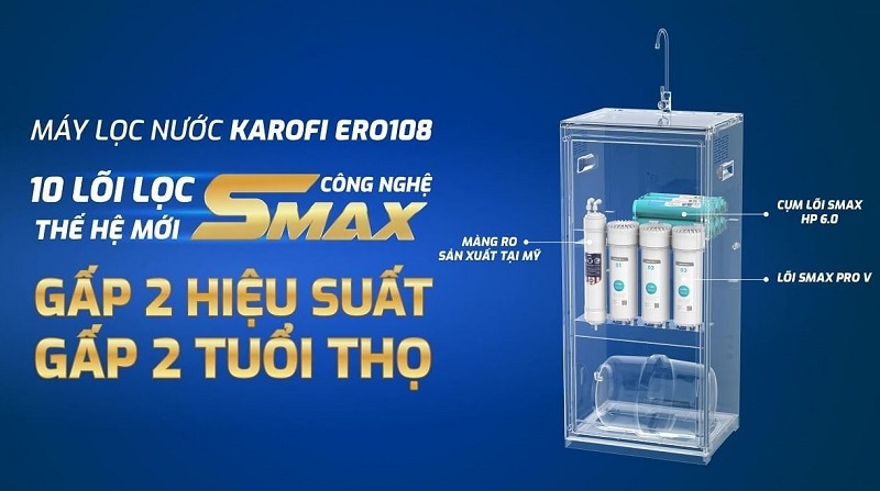 may loc nuoc karofi ero 108