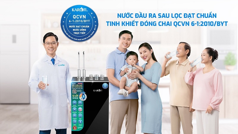 may loc nuoc nong lanh kad e58