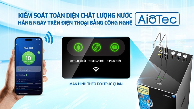 may loc nuoc nong lanh karofi kad l82