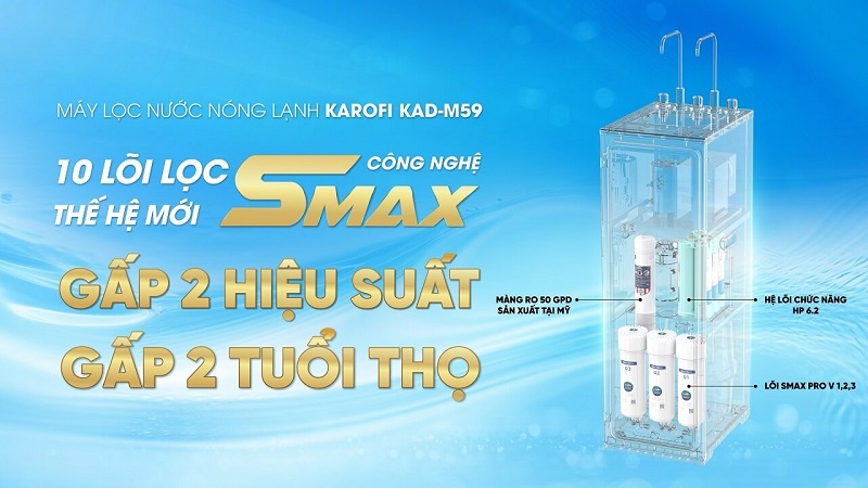 may loc nuoc nong lanh karofi kad m59