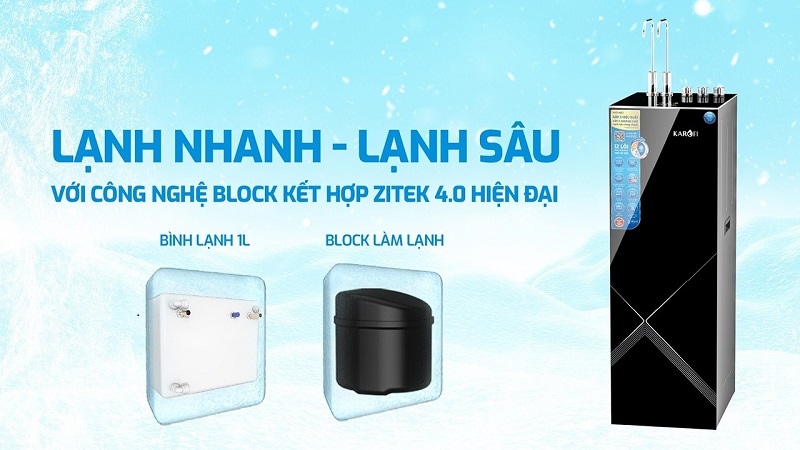 may loc nuoc nong lanh karofi kad m82