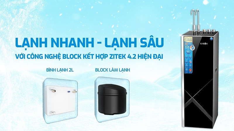 may loc nuoc nong lanh karofi kad m85