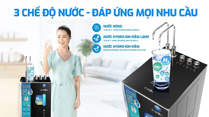 may loc nuoc nong lanh karofi kae s888