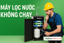 may loc nuoc khong chay